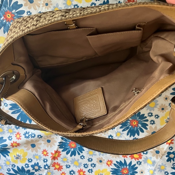 Vintage tan coach bag - Picture 4 of 7